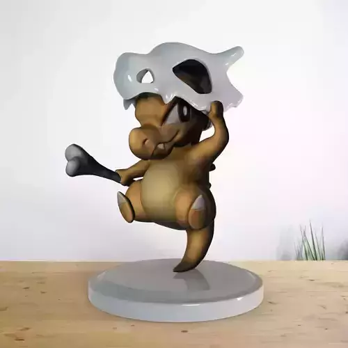 Cubone Pokemon Personalizado 3D print model