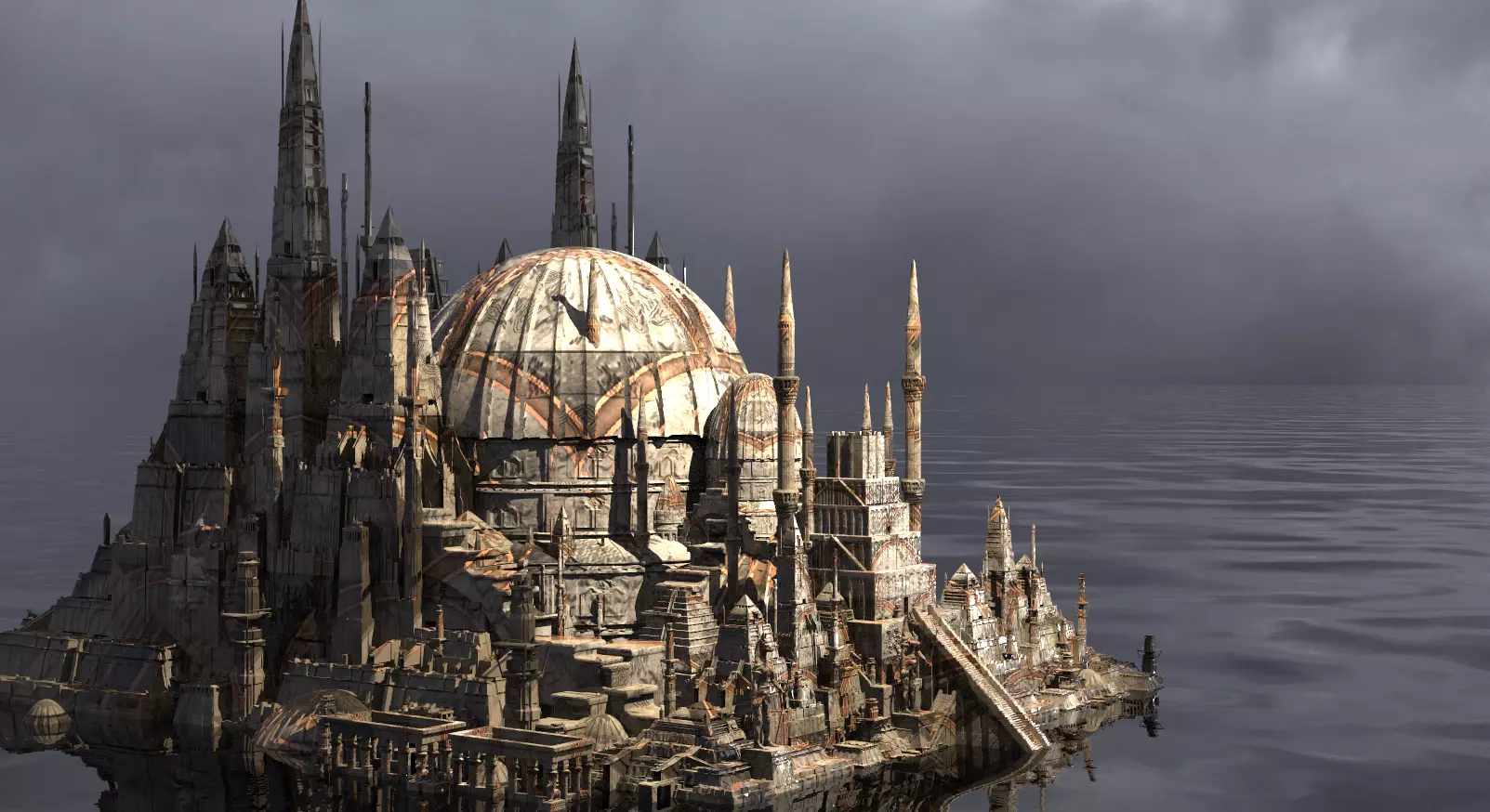 Islamic Golden Age Ruins 2 3D model_0