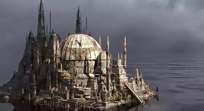 Islamic Golden Age Ruins 2 3D model