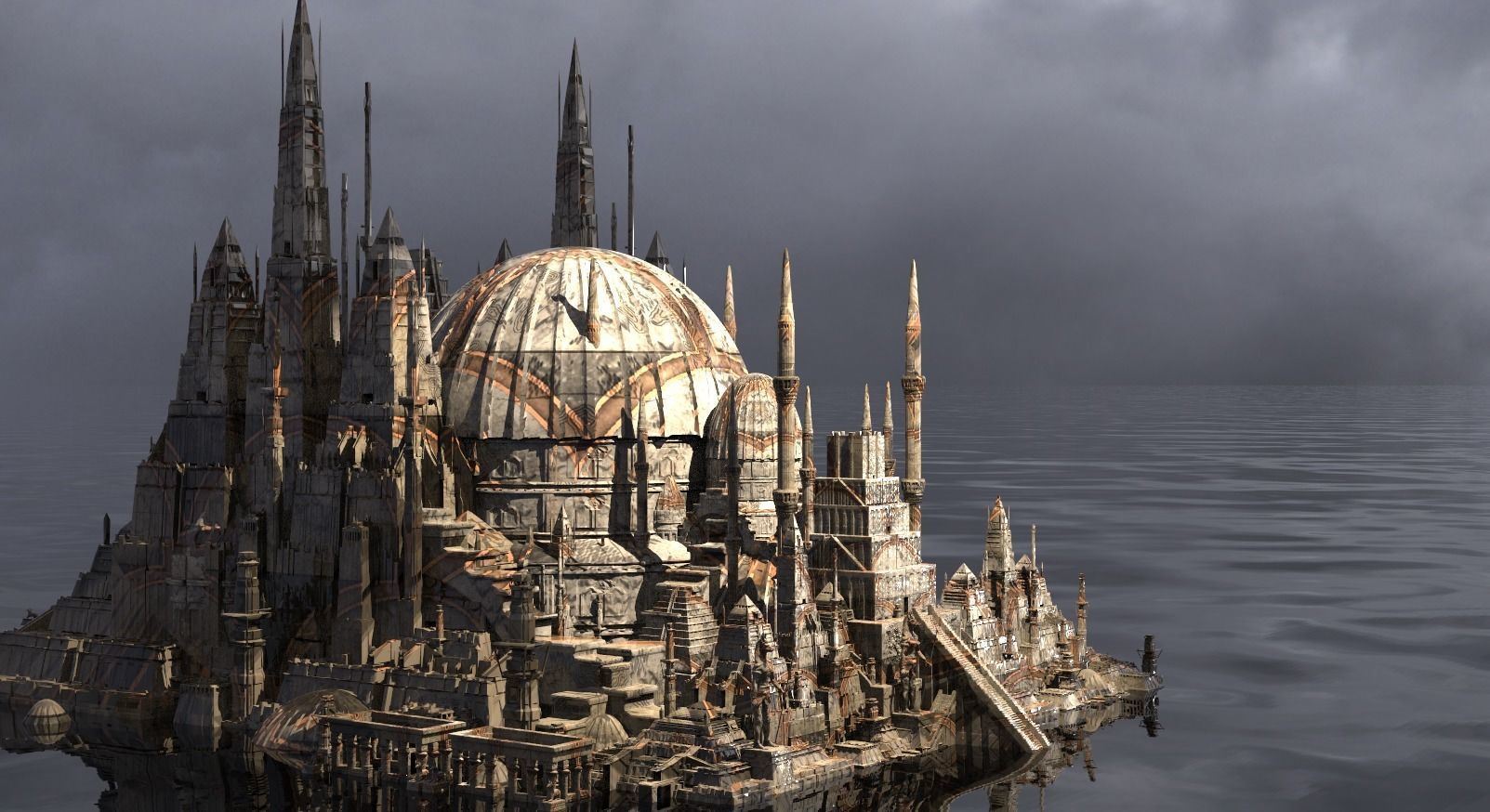 Islamic Golden Age Ruins 2 3D model_1