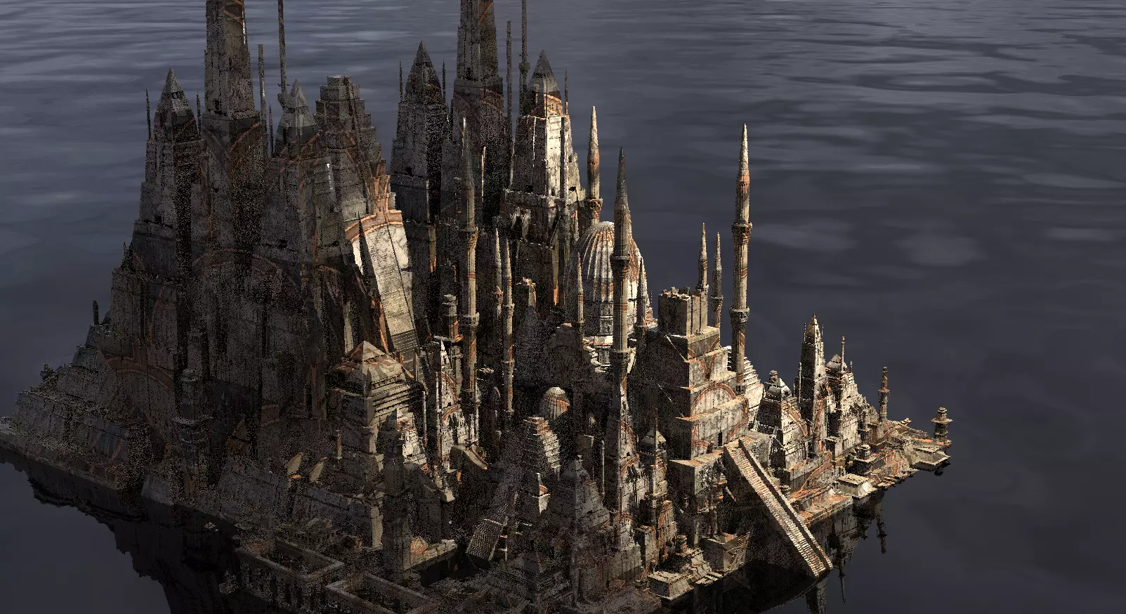 Capital of Arequipa Region Peru 3D model_0