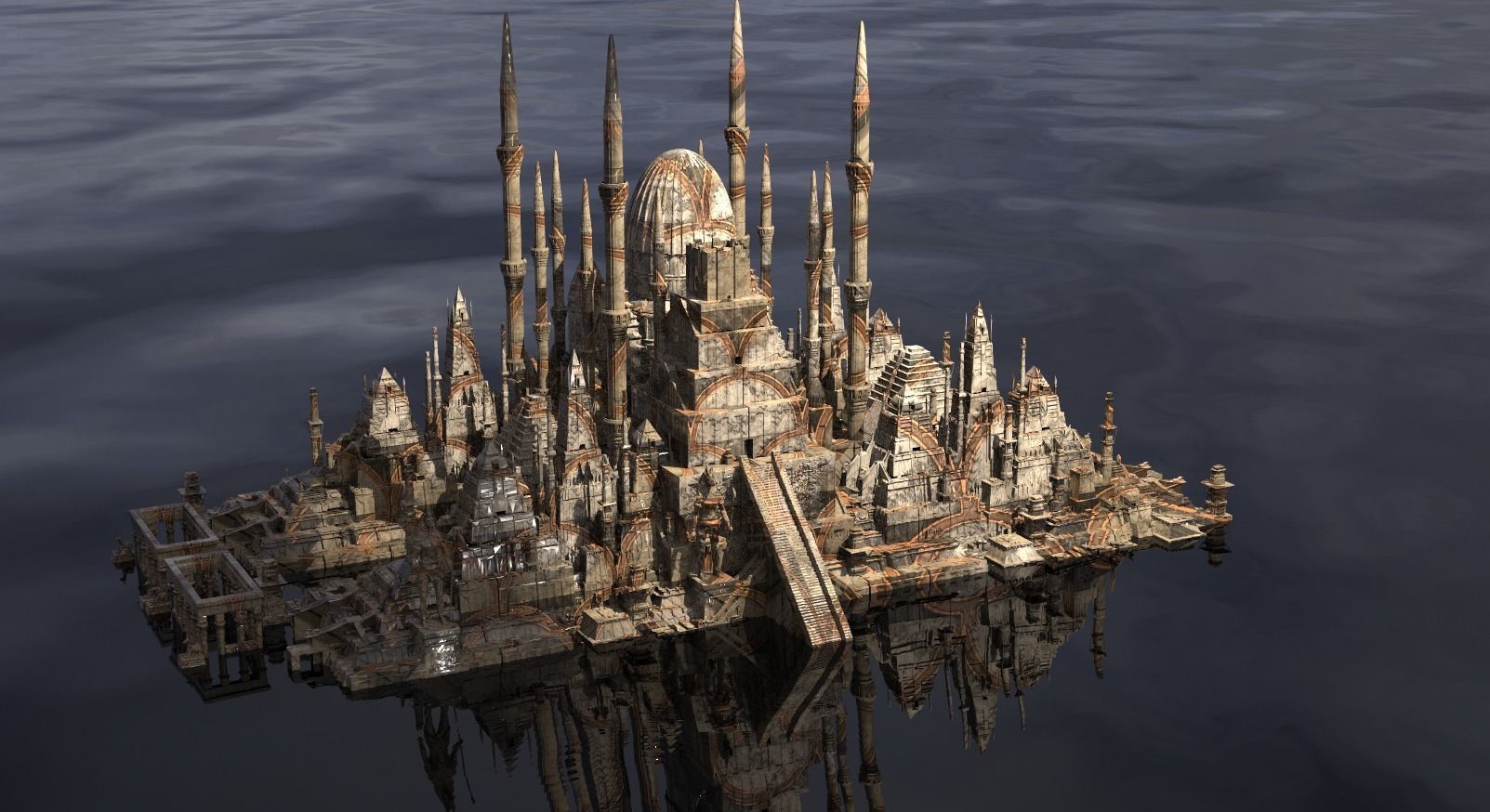 Capital of Arequipa Region Peru 2 3D model_1