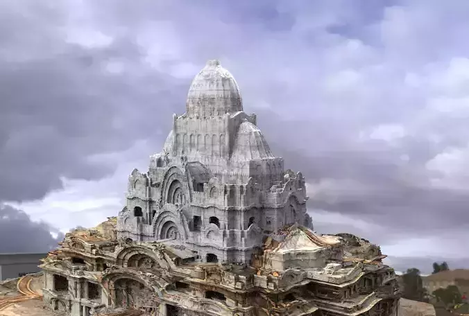 Palace Exterior Oriental Design