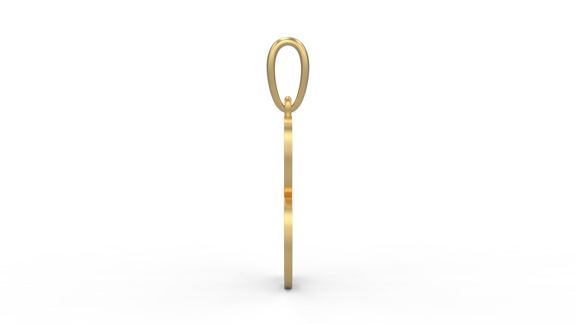 Initial Letters Pendant Storybook Ending B 3D print model_2