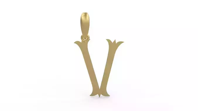 Initial Letters Pendant Storybook Ending V