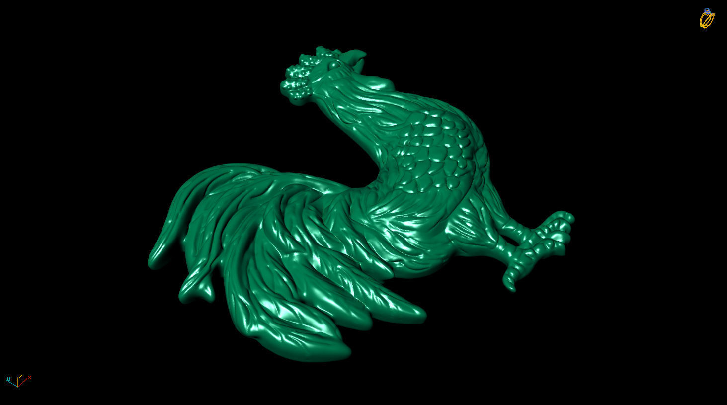 chicken 3d printed model 3D print model_2