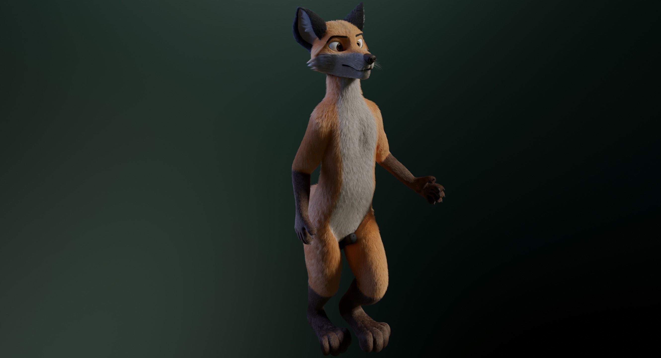 Hassun Anthro Fox 3D model_21