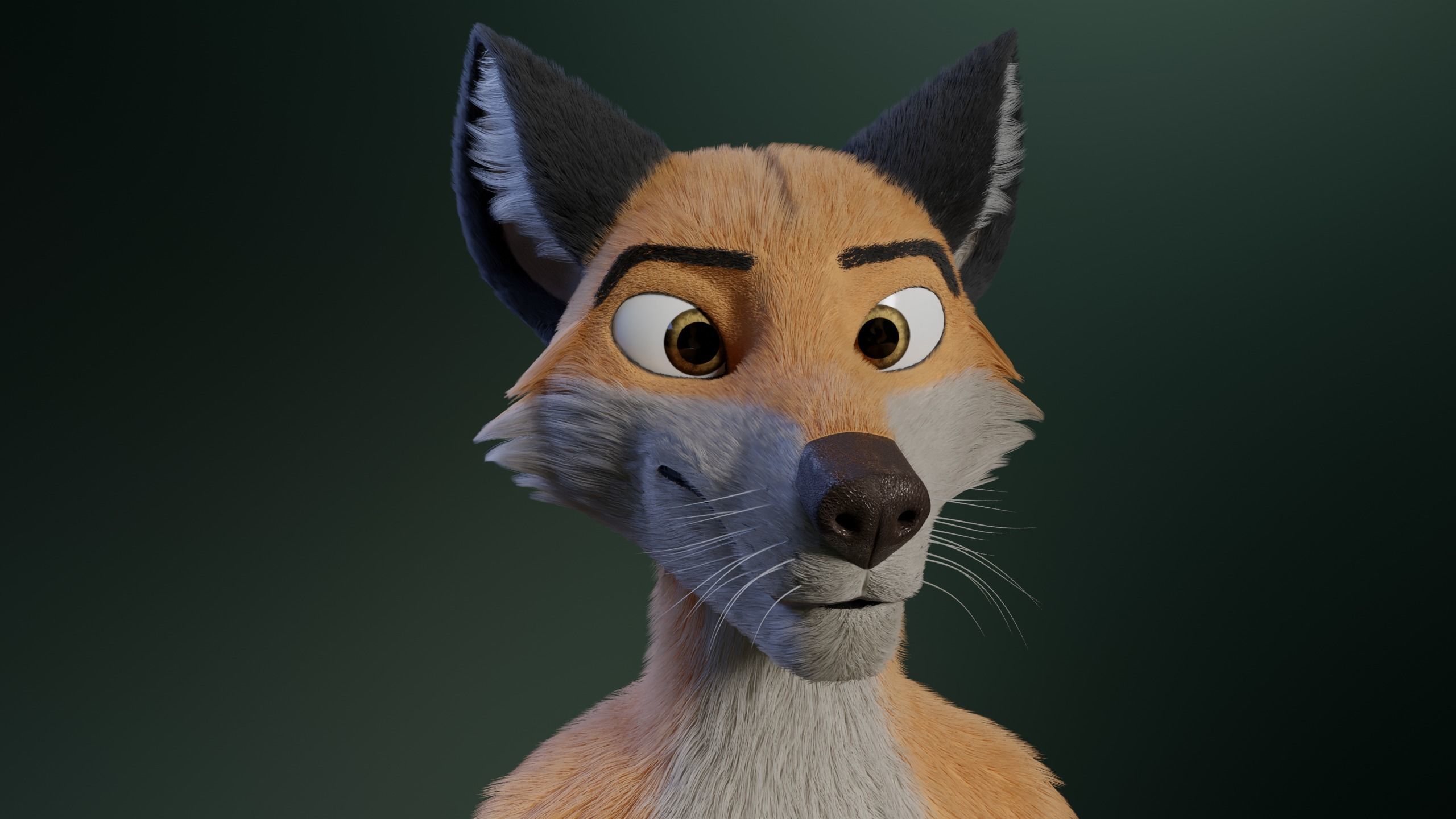 Hassun Anthro Fox 3D model_31