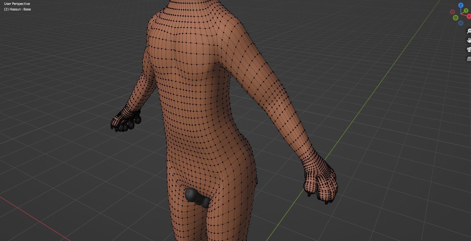 Hassun Anthro Fox 3D model_60