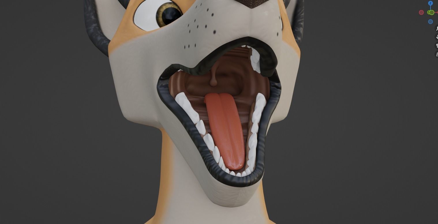 Hassun Anthro Fox 3D model_82