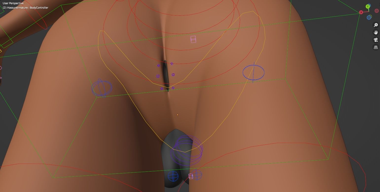 Hassun Anthro Fox 3D model_41