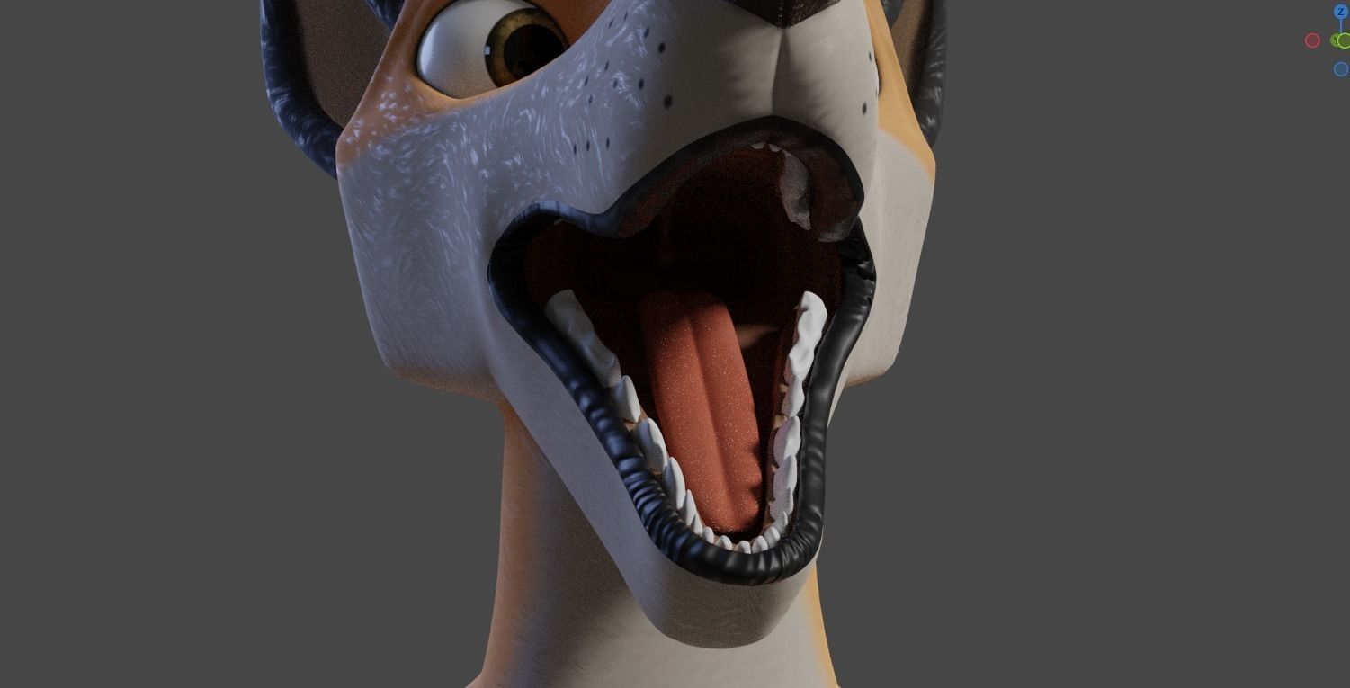 Hassun Anthro Fox 3D model_83