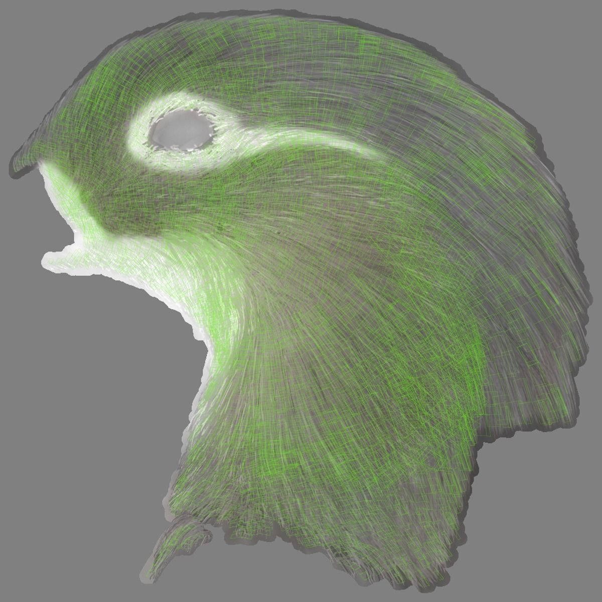 Mandarin Duck Female Animated VFX Grace 3D model_30