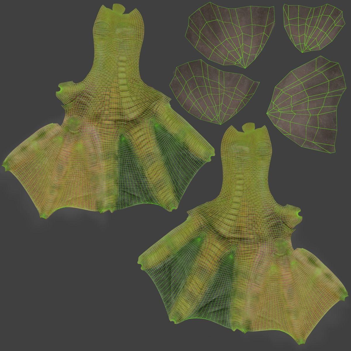 Mandarin Duck Female Animated VFX Grace 3D model_24