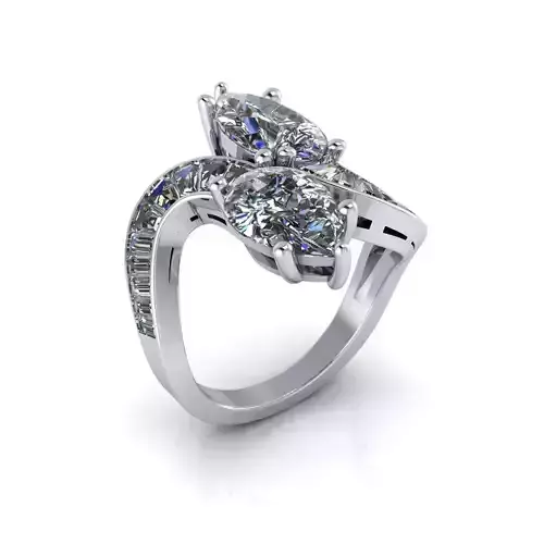 Darian Kaar Marquet Diamond Ring 3D print model