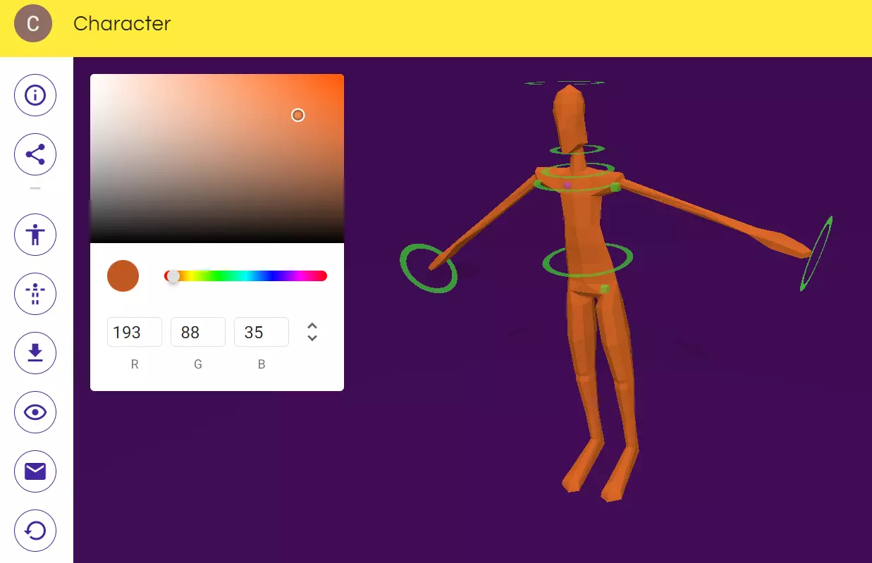 Human 3-D character Free low-poly Free low-poly 3D model