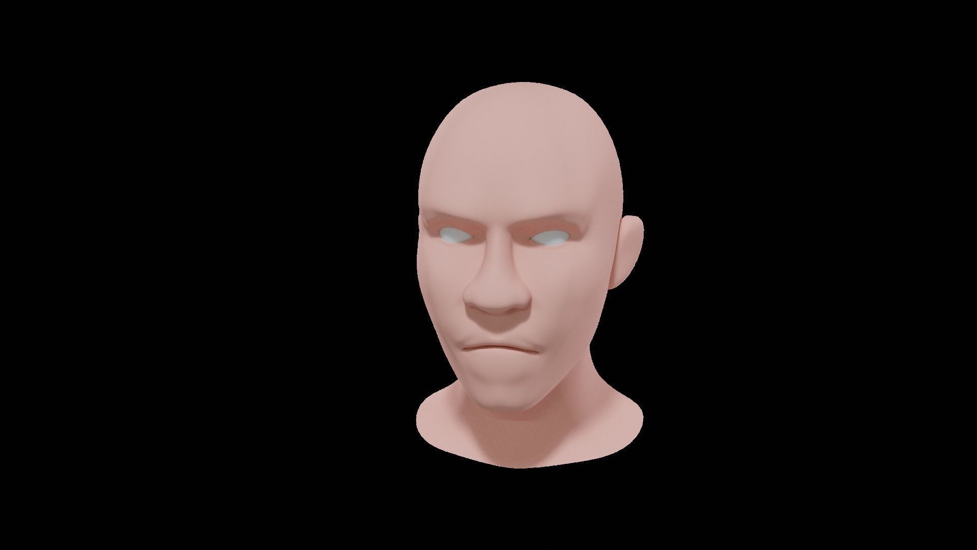 Base Head 02 Free low-poly 3D model_13