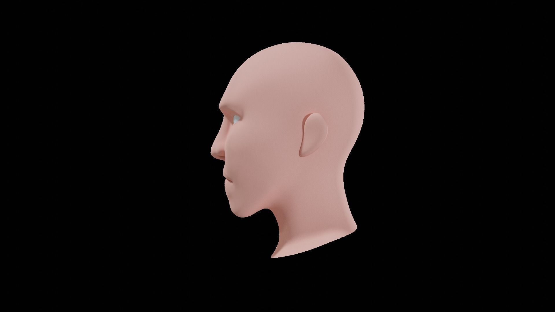 Base Head 02 Free low-poly 3D model_16