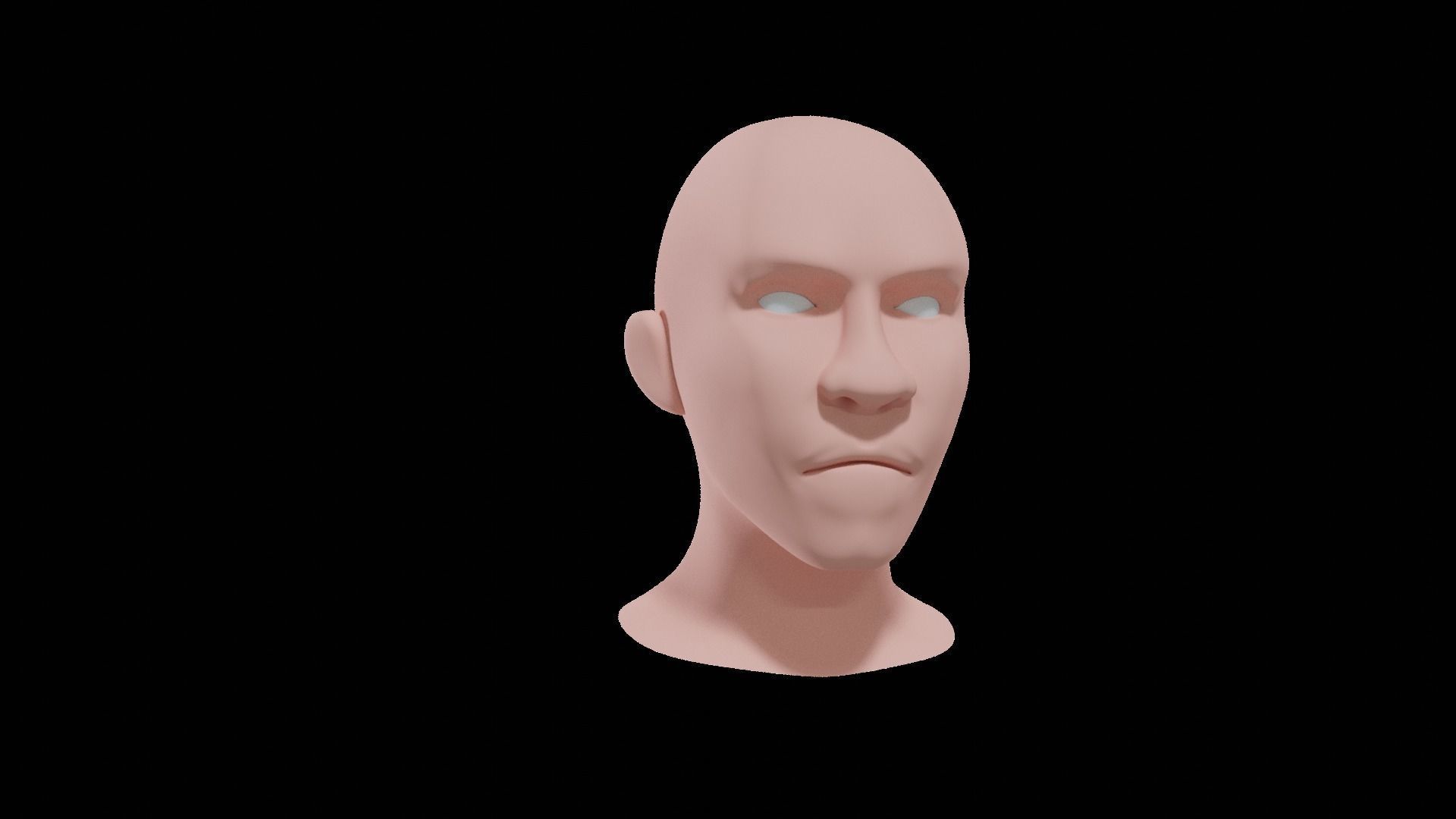 Base Head 02 Free low-poly 3D model_15