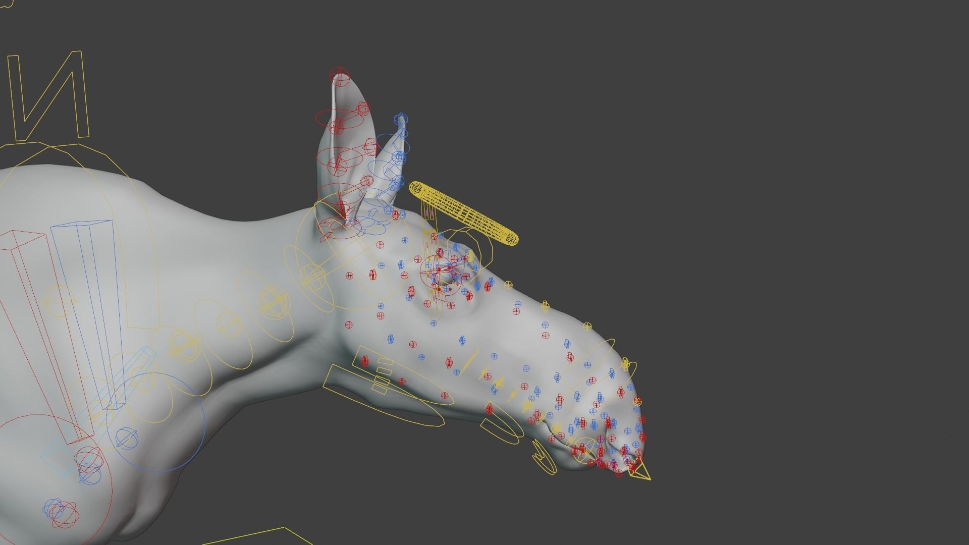 Moose Female Animated VFX Grace 3D model_14