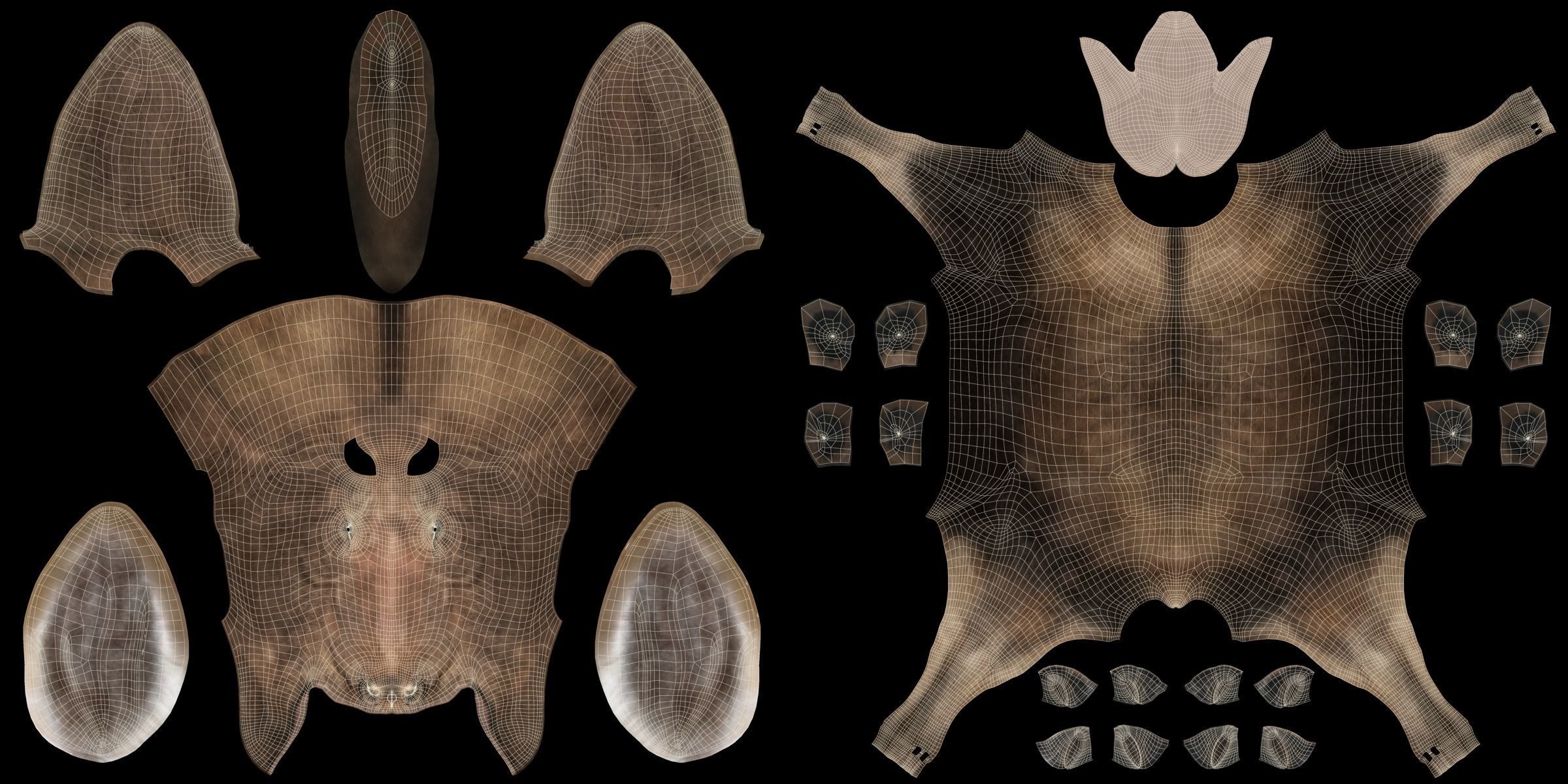 Moose Female Animated VFX Grace 3D model_21