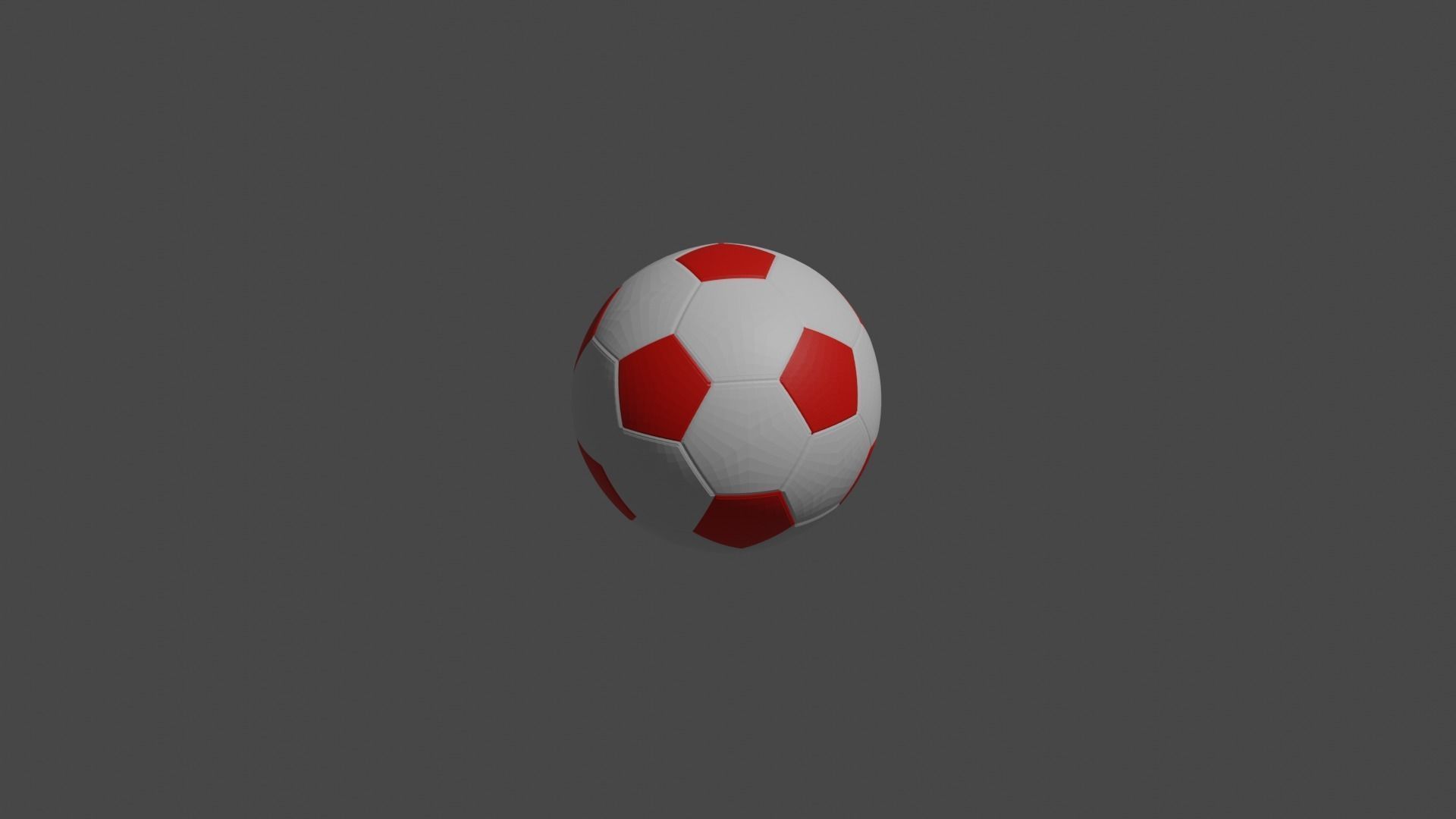 Football Ball  3D model_4
