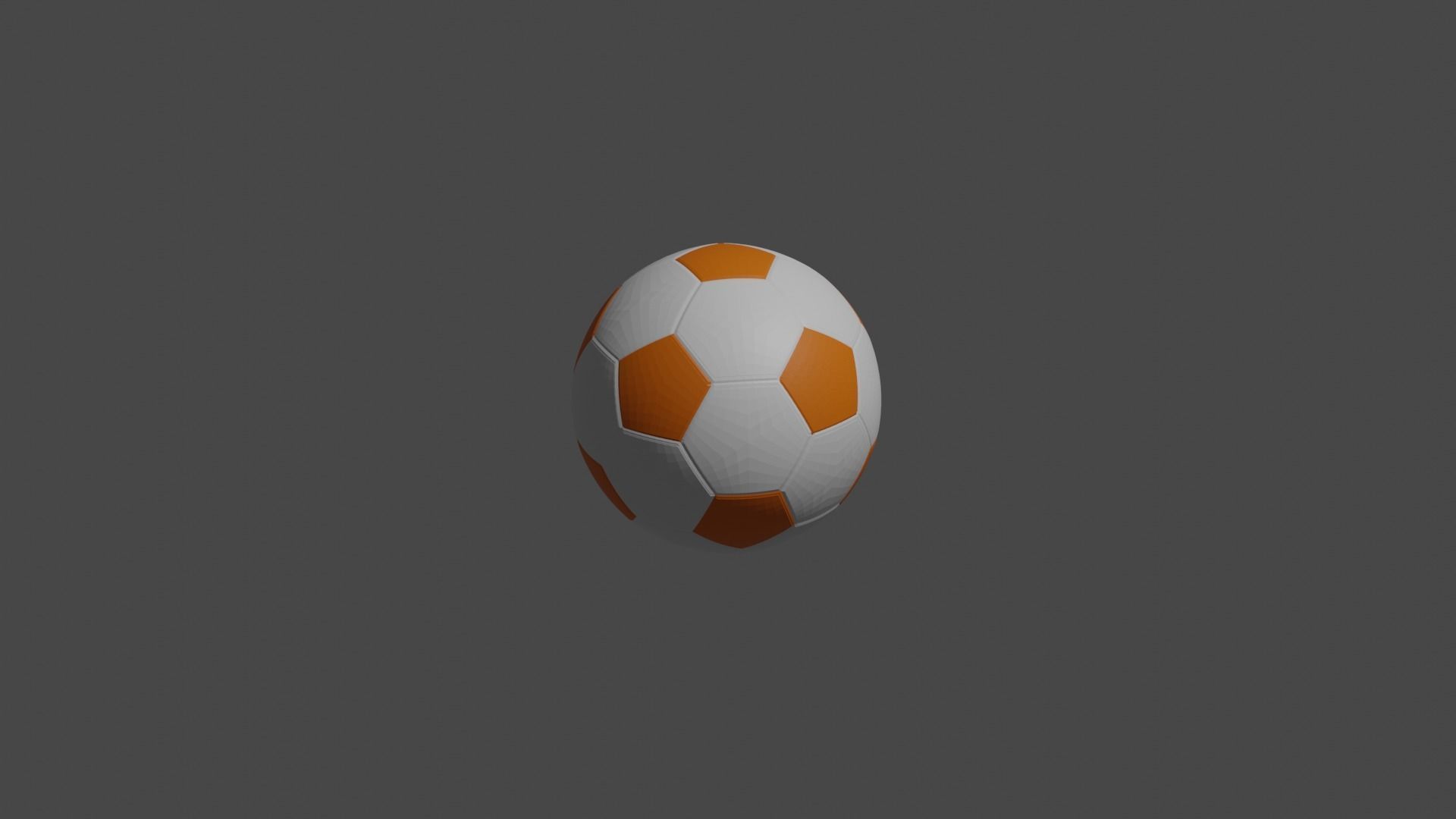 Football Ball  3D model_7