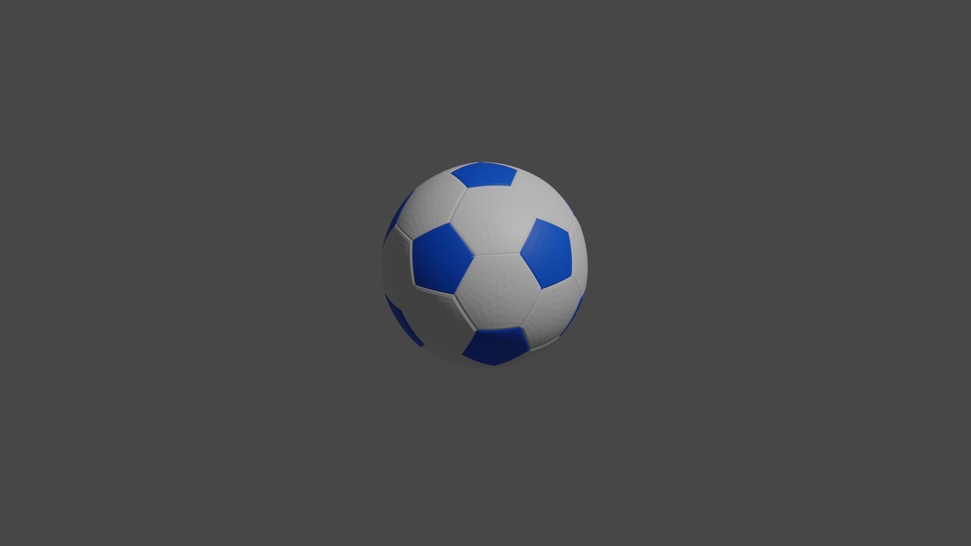 Football Ball  3D model_3