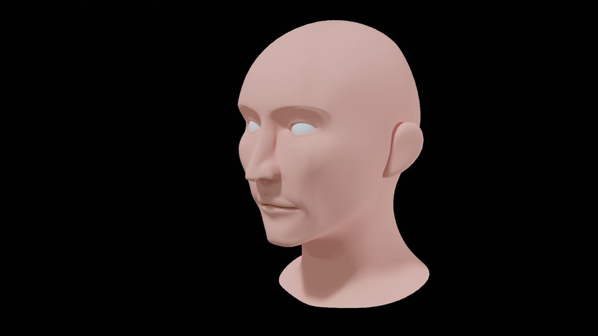 Base Head 03 Free low-poly 3D model_11