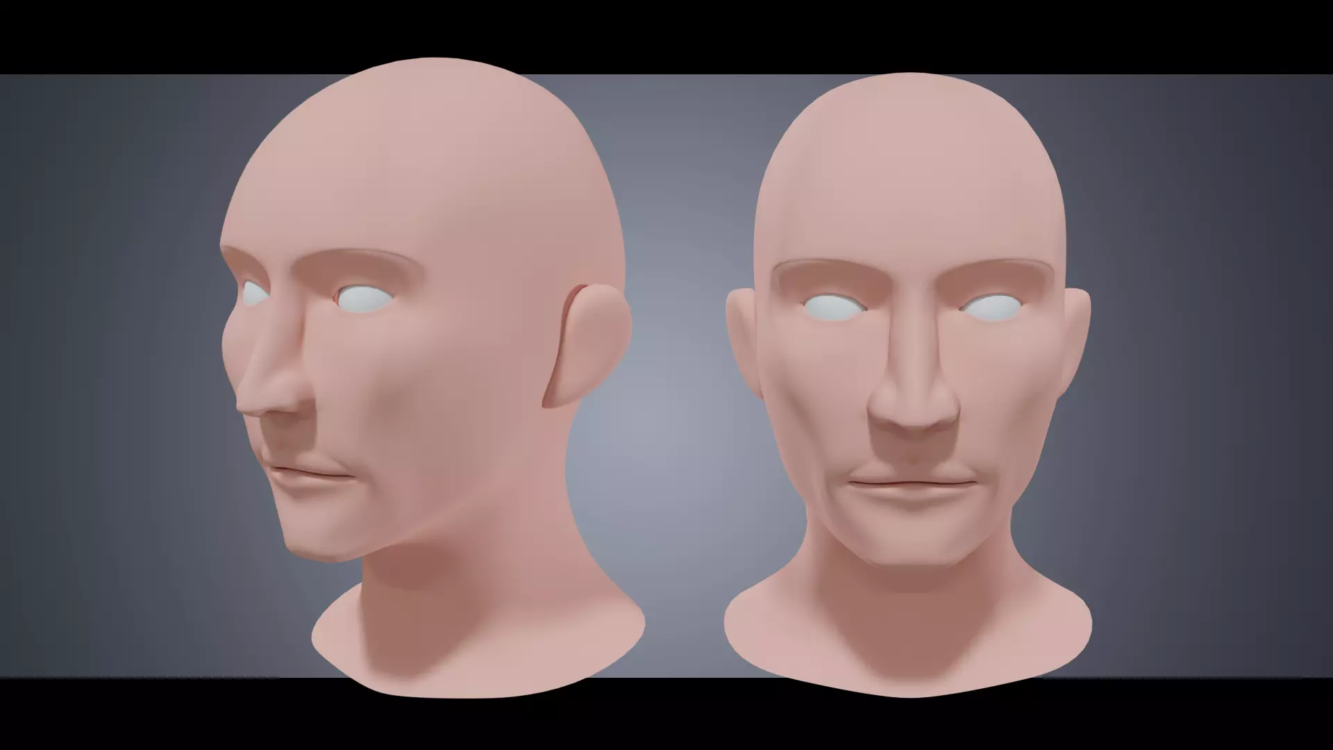Base Head 03 Free low-poly 3D model_0