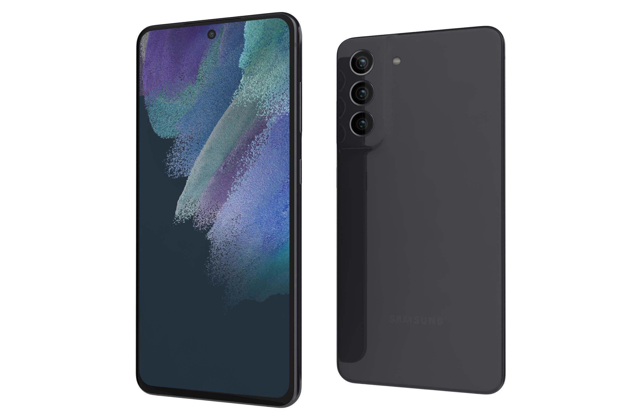Samsung Galaxy S21 FE 5G Graphite 3D model_7