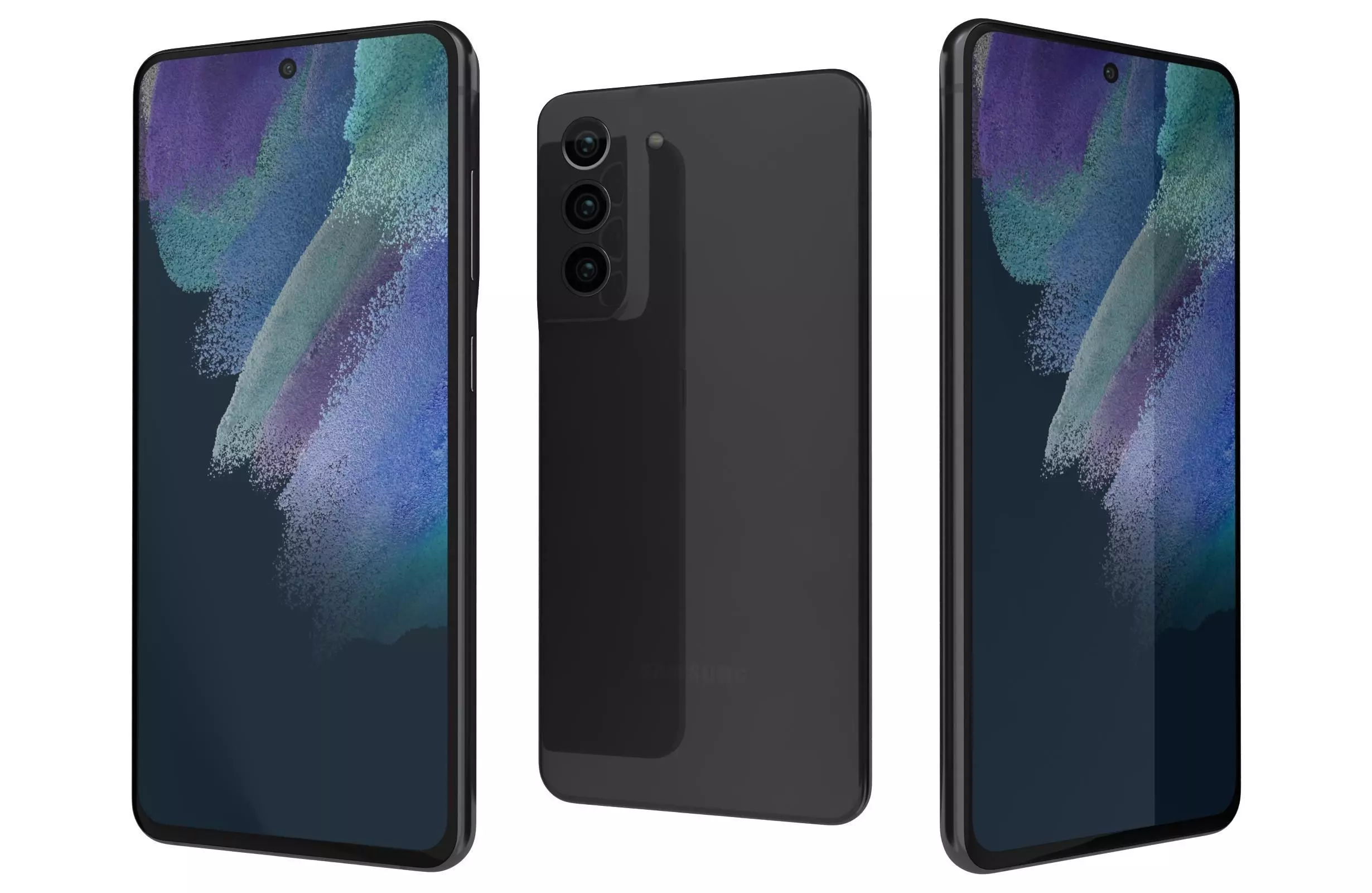 Samsung Galaxy S21 FE 5G Graphite 3D model_0