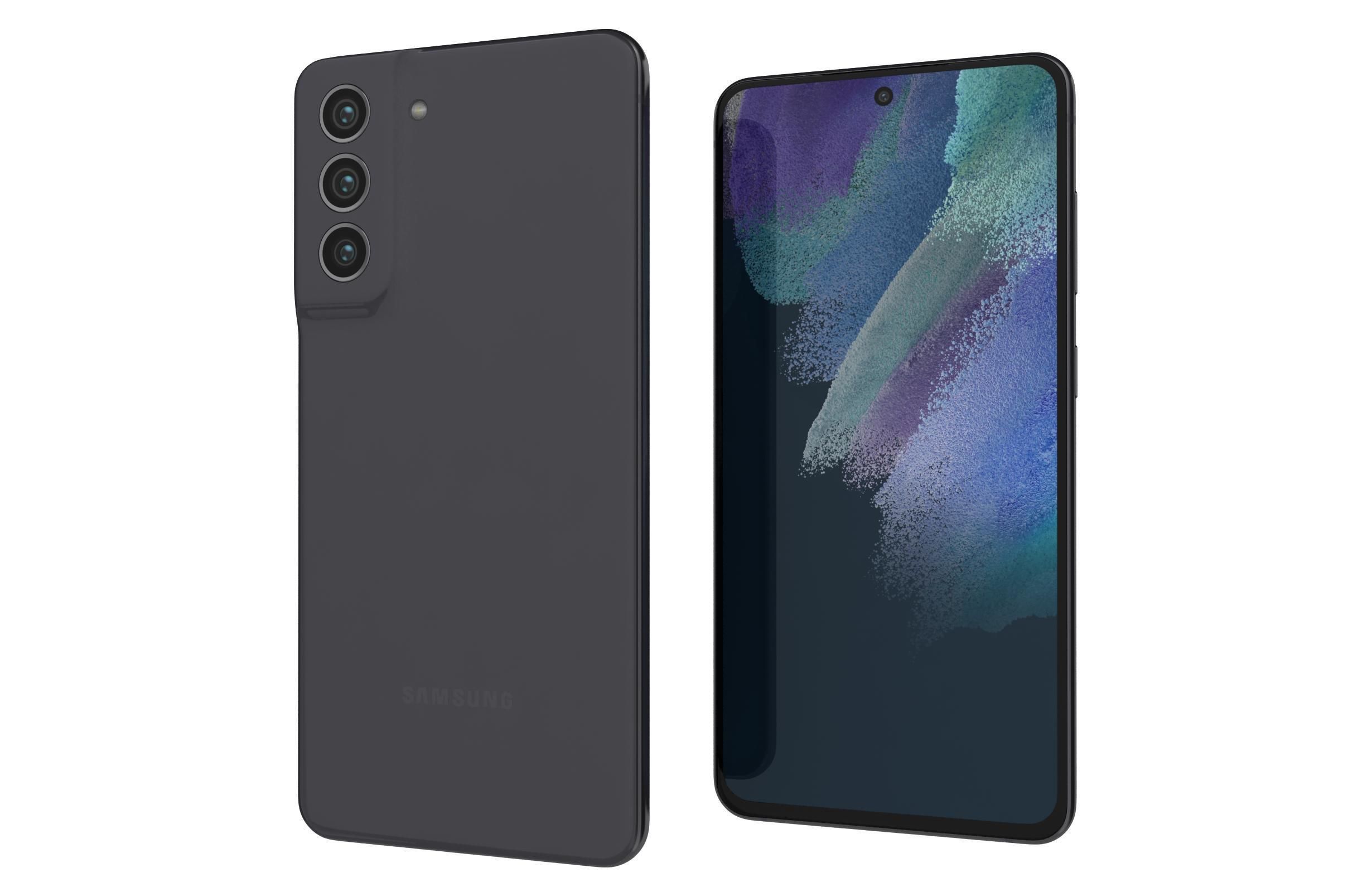 Samsung Galaxy S21 FE 5G Graphite 3D model_6