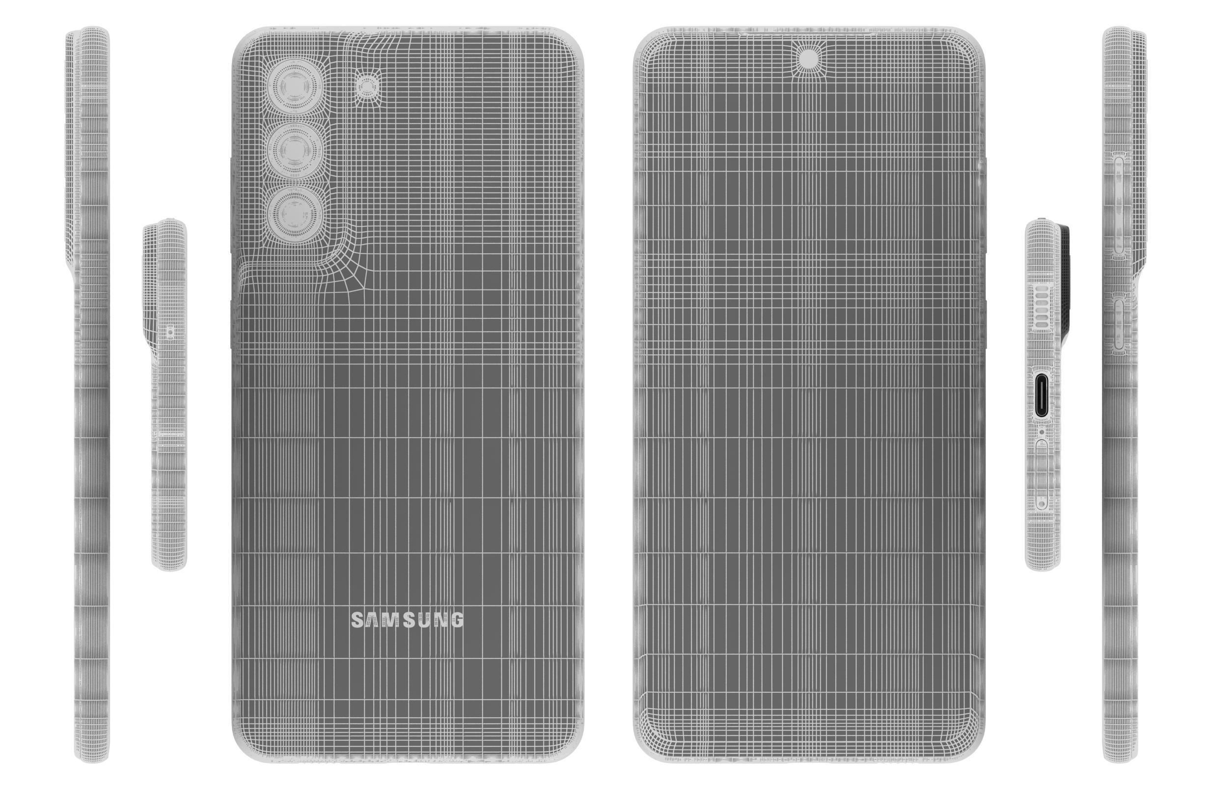 Samsung Galaxy S21 FE 5G Graphite 3D model_17