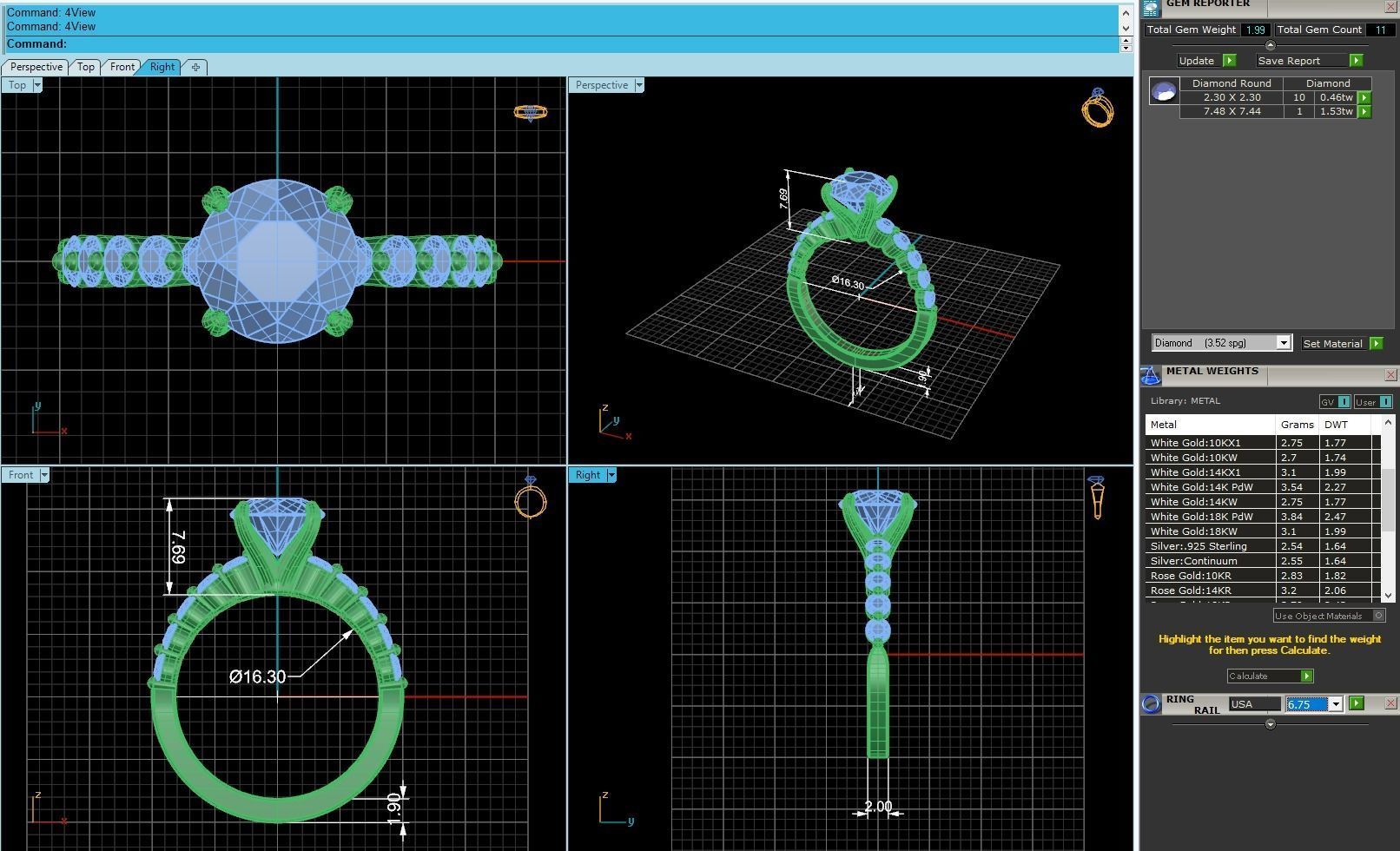 Tarek Al Neshiewat Verragio Ring 3D print model_2