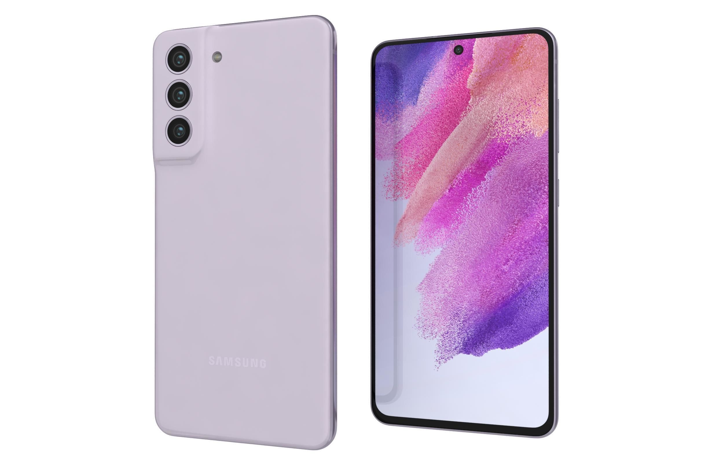 Samsung Galaxy S21 FE 5G Lavender 3D model_7