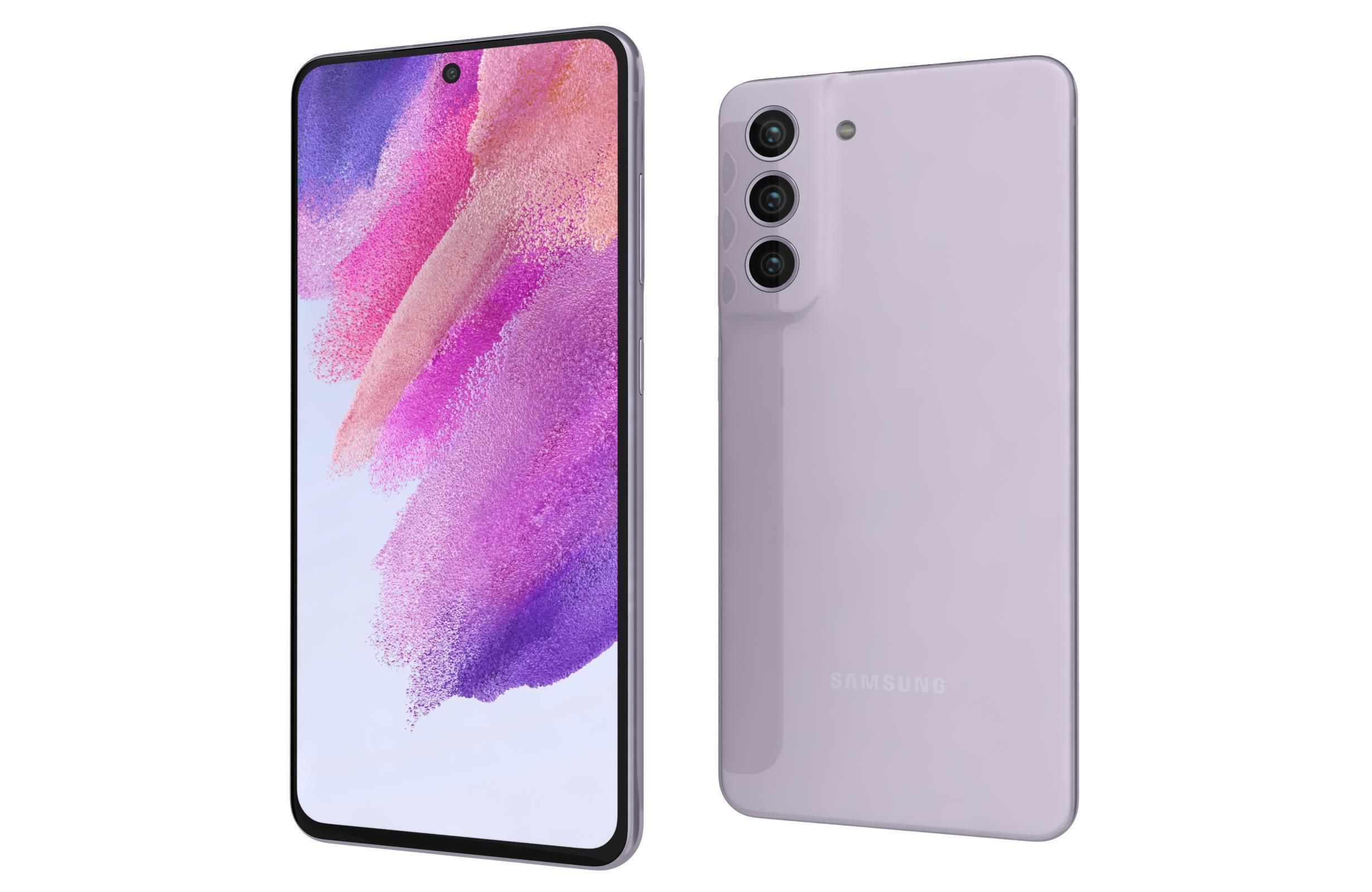 Samsung Galaxy S21 FE 5G Lavender 3D model_6