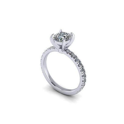 Micahel Fleszar Diamond Ring 3D print model