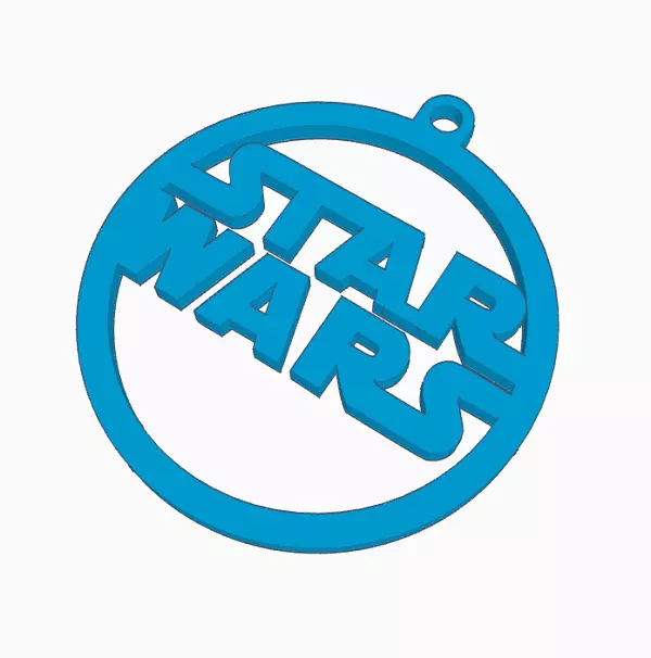 Simple star wars keychain and pendants 3D print model