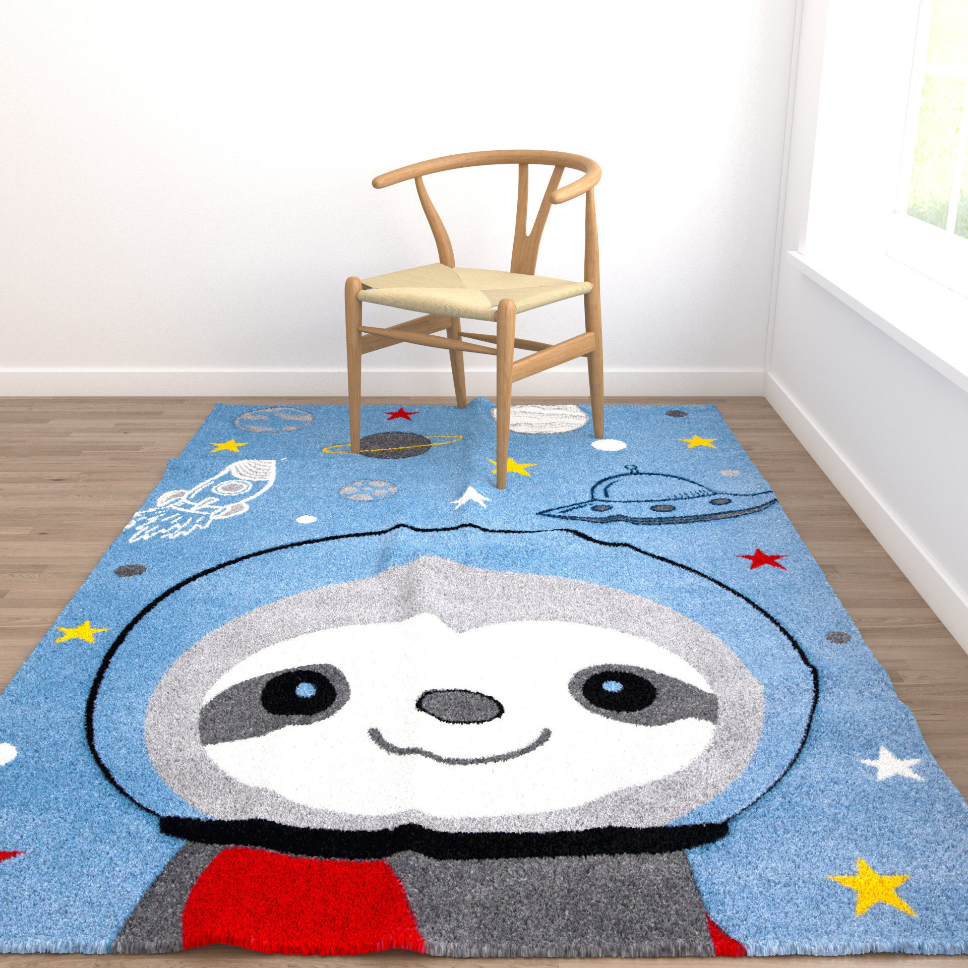 Rugs No 552 Low-poly 3D model_4