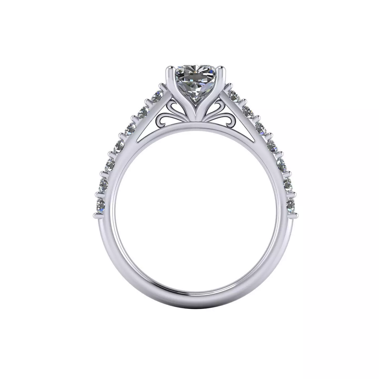 James Berry Verragio Diamond Ring 3D print model