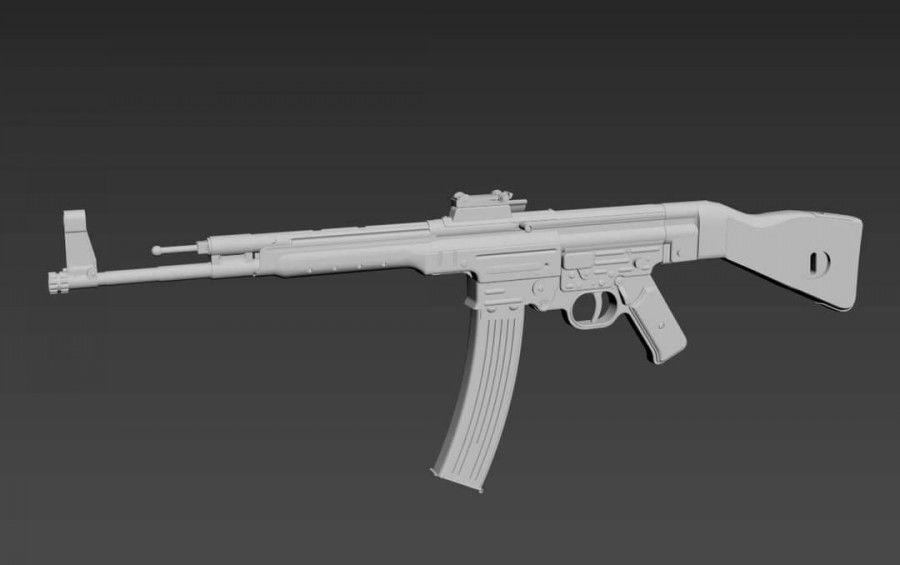 STG44 type 3D print model 12 scale 3D print model 3D print model_4
