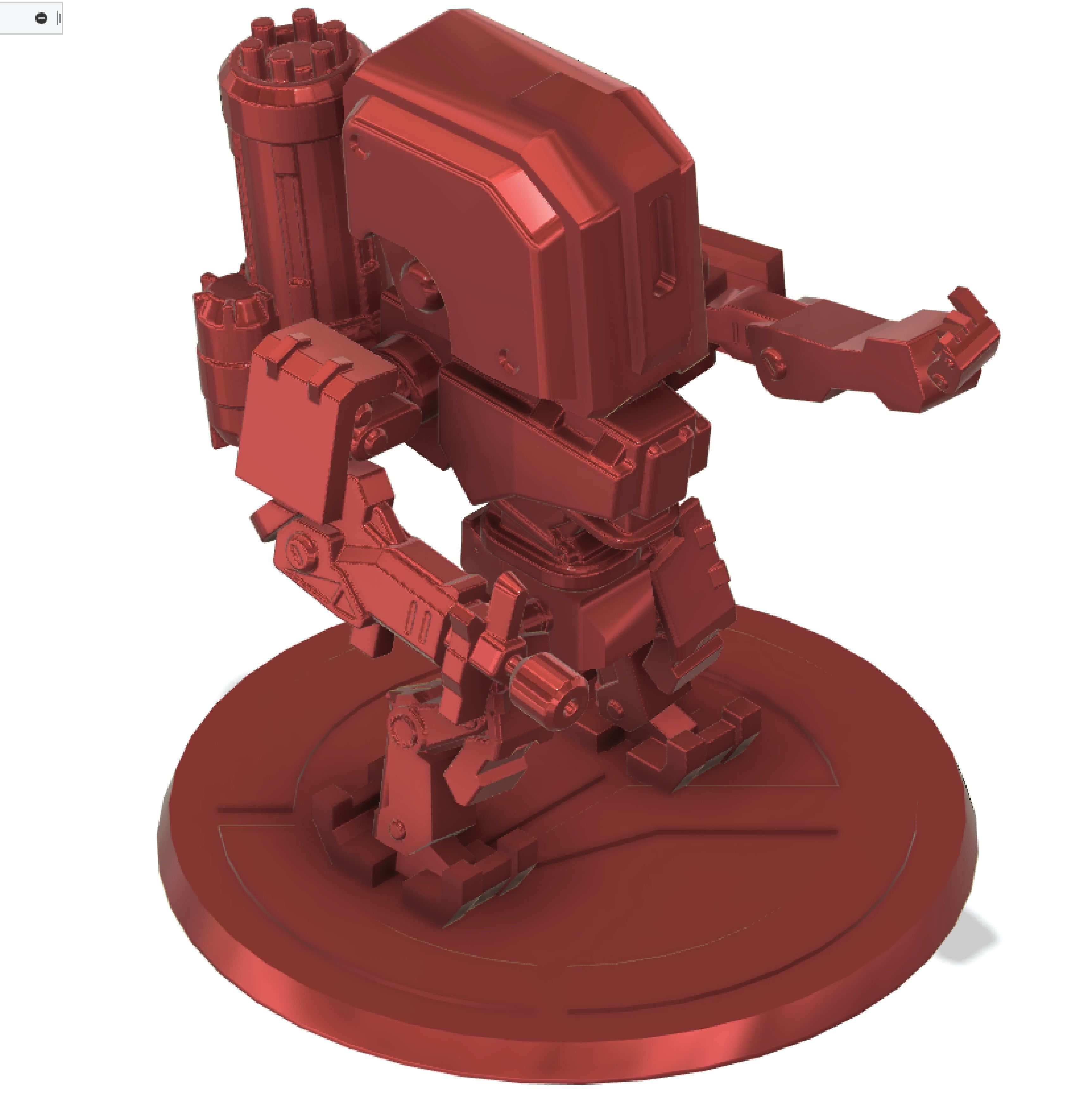 Chibi Bastion Overwatch 3D print model_1