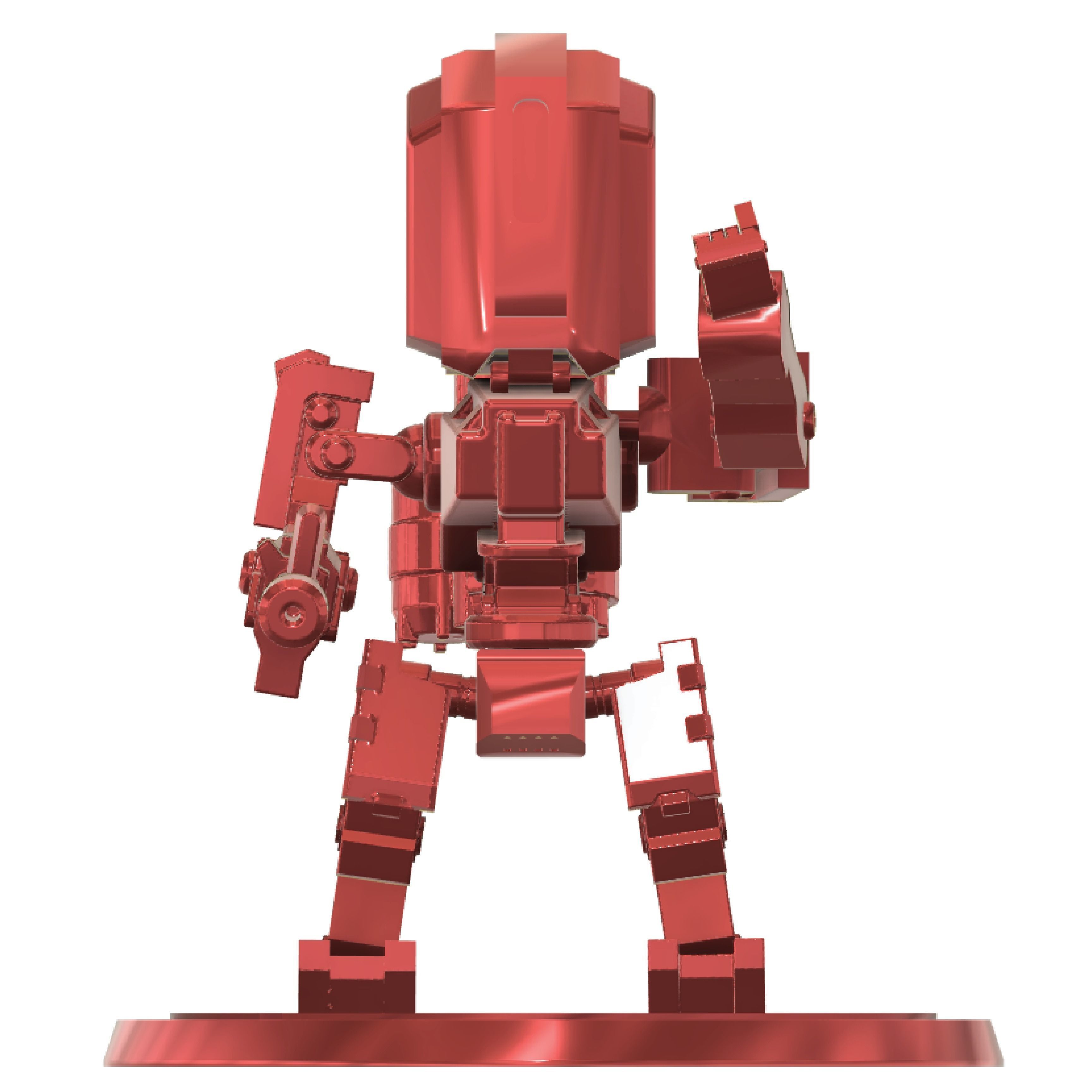 Chibi Bastion Overwatch 3D print model_2