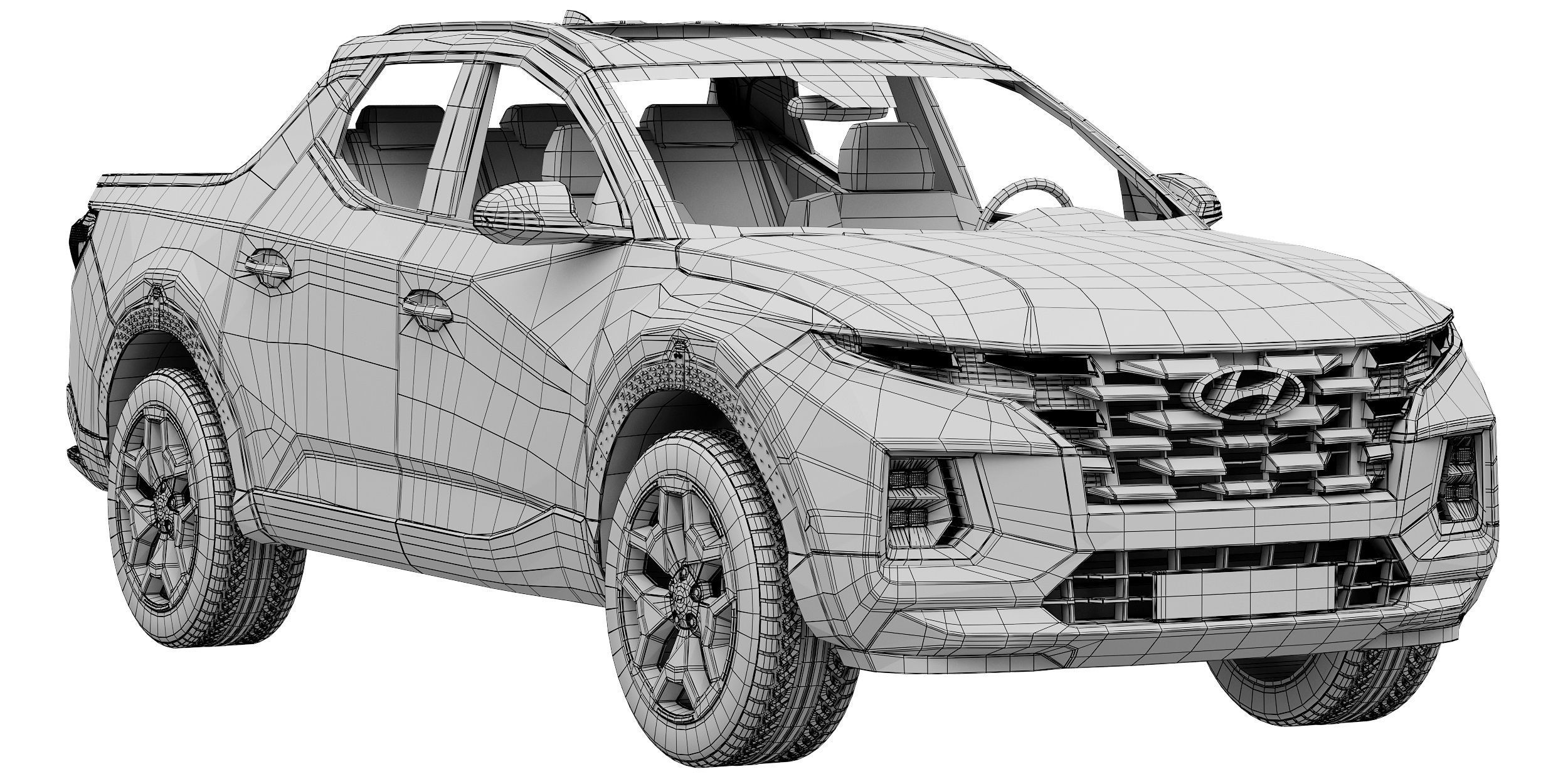 Hyundai Santa Cruz 3D model_14