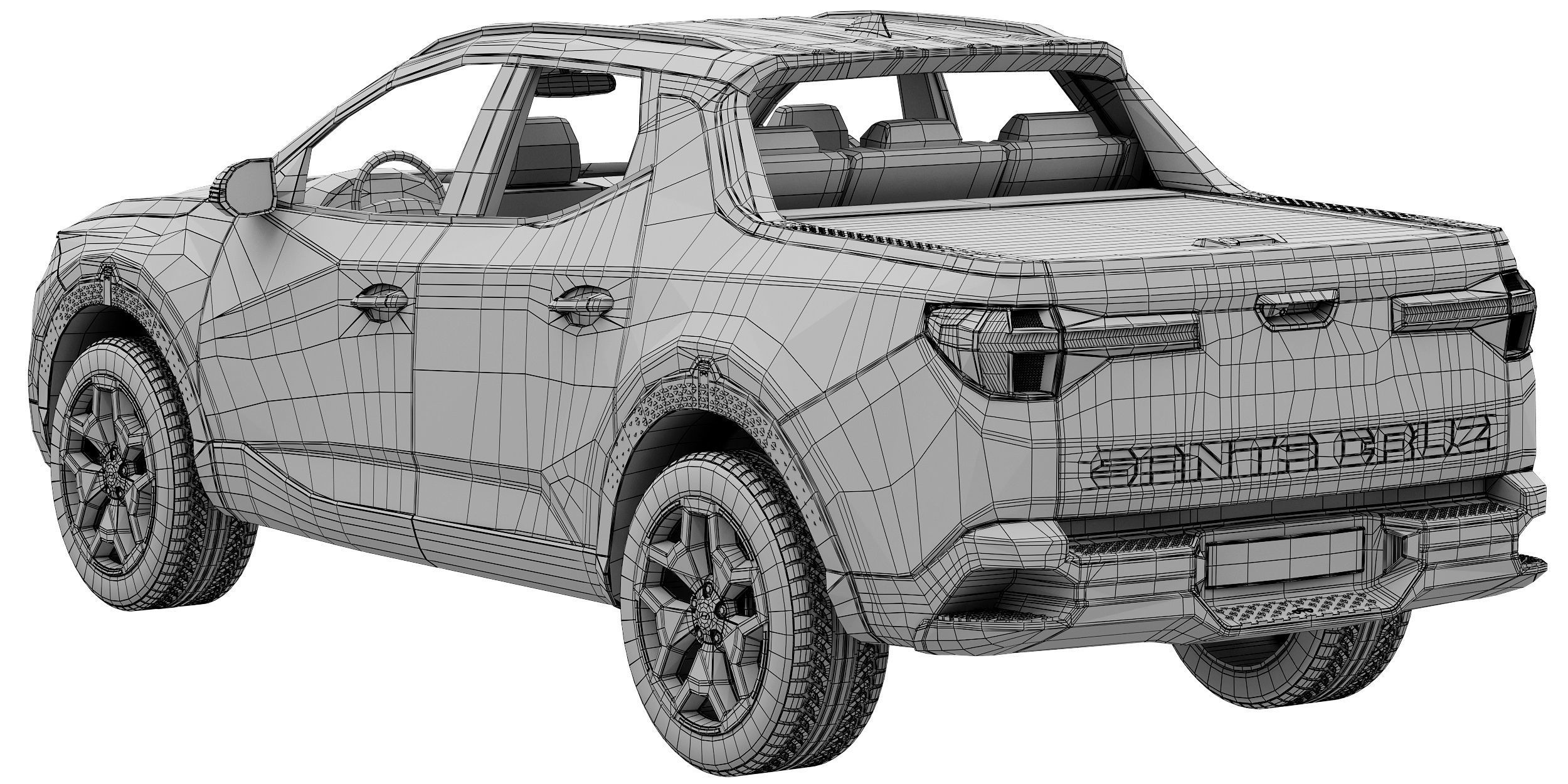 Hyundai Santa Cruz 3D model_15