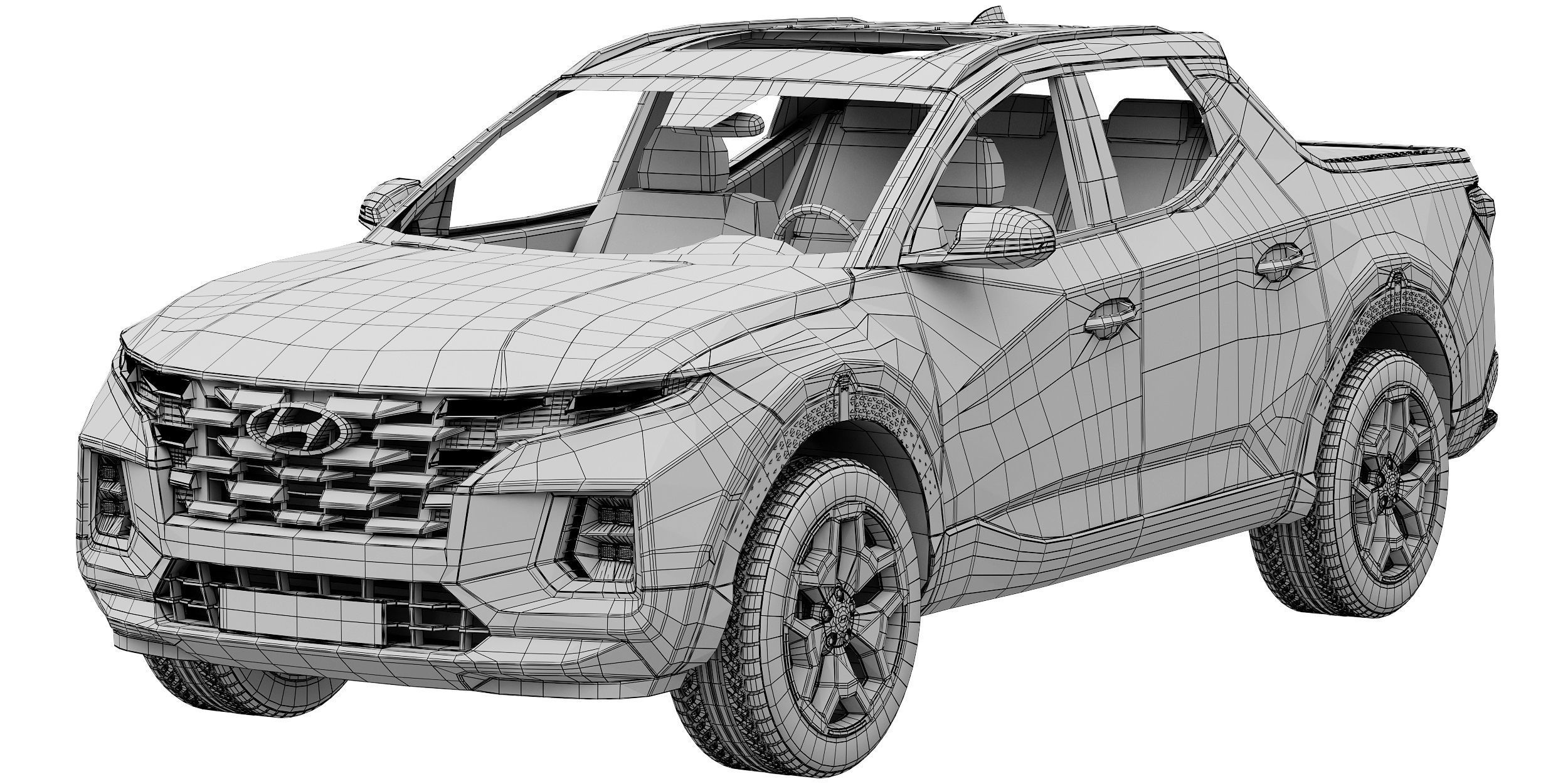 Hyundai Santa Cruz 3D model_13