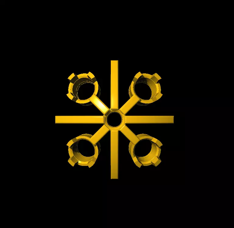 Tops earrings 3D print model