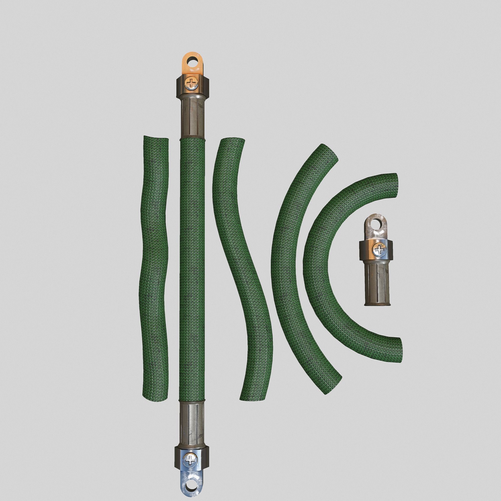 Hydraulic pipeline V1 3D model_2