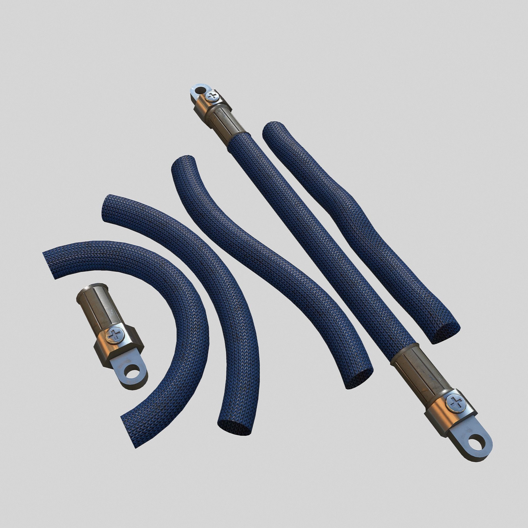 Hydraulic pipeline V1 3D model_6